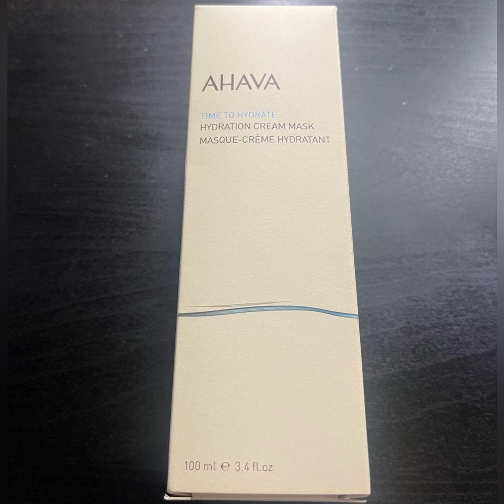 Brand new AHAVA hydration cream mask